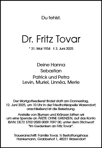 Friedrich Tovar