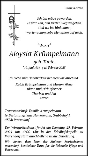 Aloysia Krümpelmann