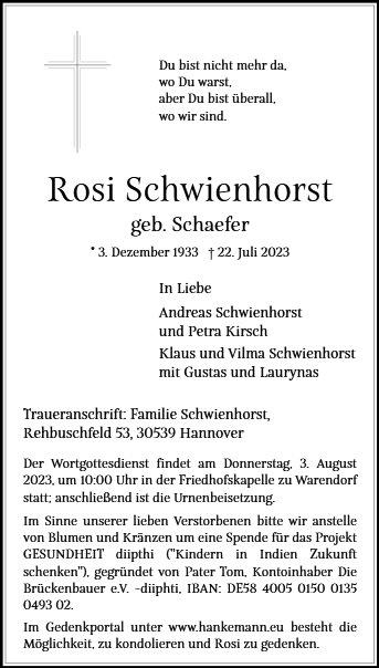 Rosi Schwienhorst