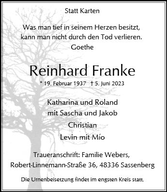 Reinhard Franke