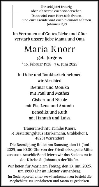 Maria Knorr