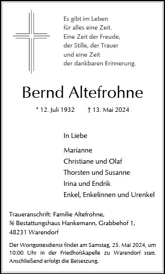 Bernd Altefrohne