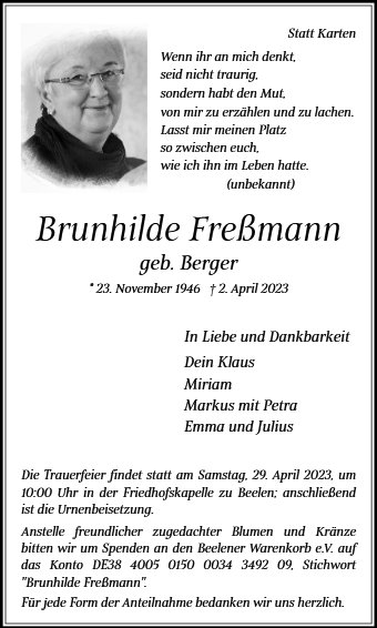 Brunhilde Freßmann