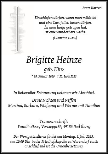 Brigitte Heinze