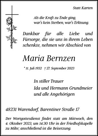 Maria Bernzen