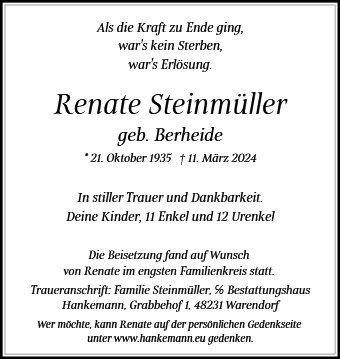 Renate Steinmüller