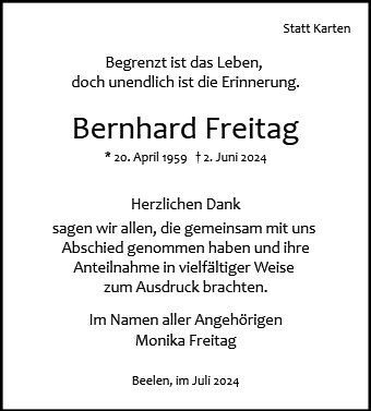 Bernhard Freitag