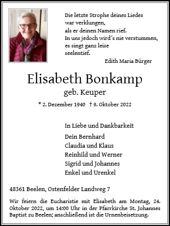 Elisabeth Bonkamp