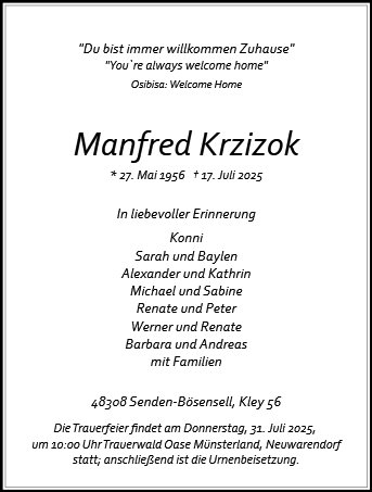 Manfred Krzizok