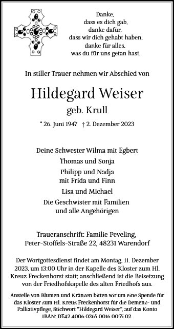 Hildegard Weiser