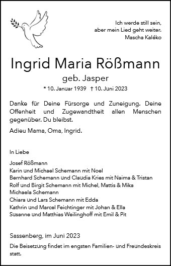 Ingrid Rößmann