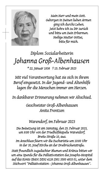Johanna Groß-Albenhausen