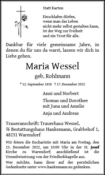 Maria Wessel