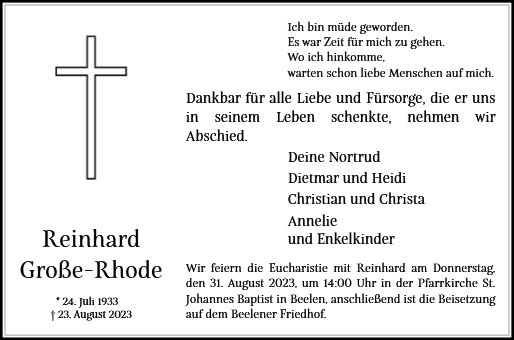 Reinhard Große-Rhode