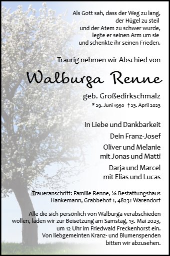Walburga Renne