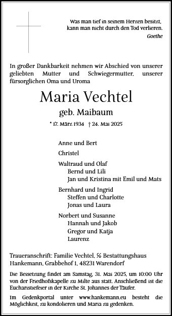 Maria Vechtel