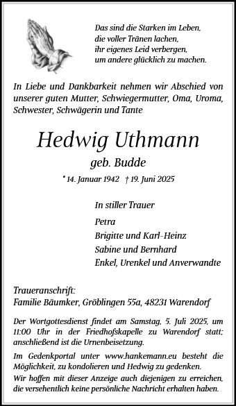 Hedwig Uthmann