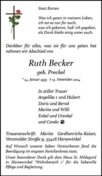 Ruth Becker