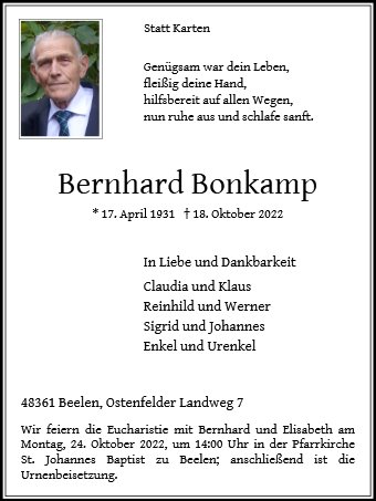 Bernhard Bonkamp