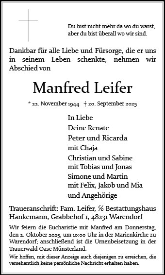 Manfred Leifer