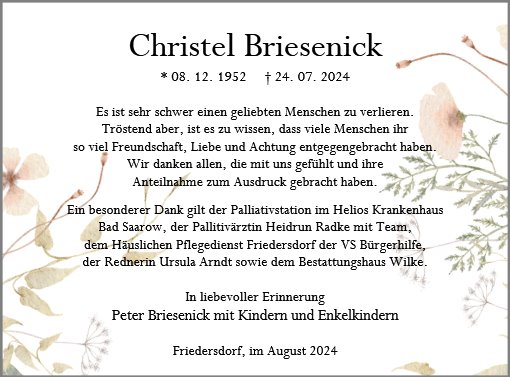 Christel Briesenick