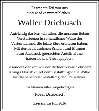 Walter Driebusch