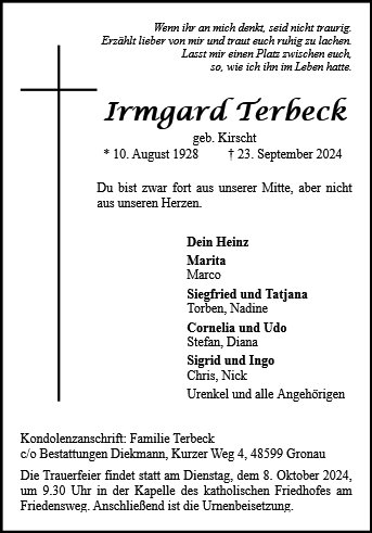 Irmgard Terbeck