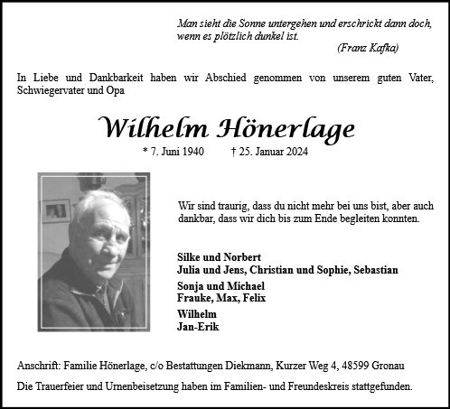 Wilhelm Hönerlage