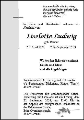 Lieselotte Ludwig