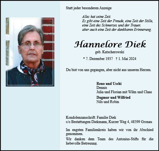 Hannelore Diek