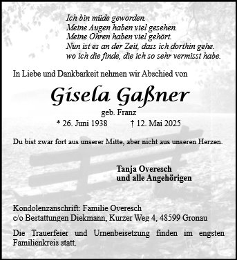 Gisela Gaßner