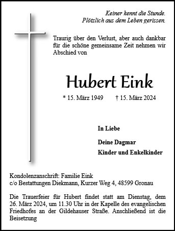 Hubert Eink
