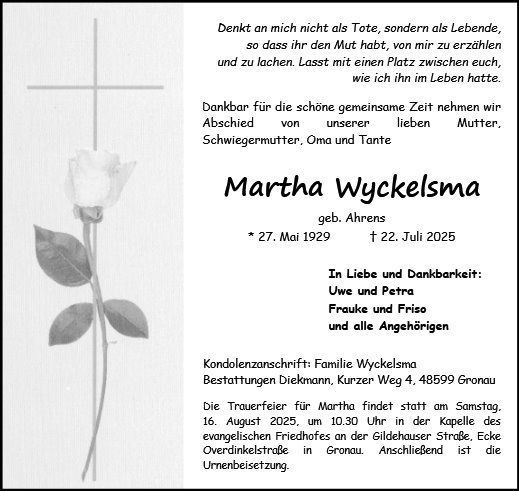 Martha Wyckelsma