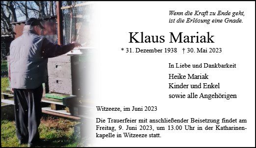 Klaus Mariak