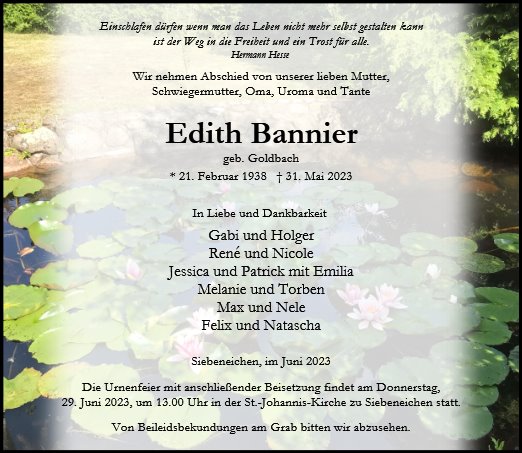 Edith Bannier