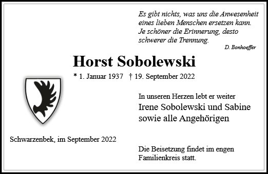 Horst Sobolewski