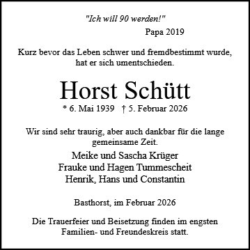Horst Schütt