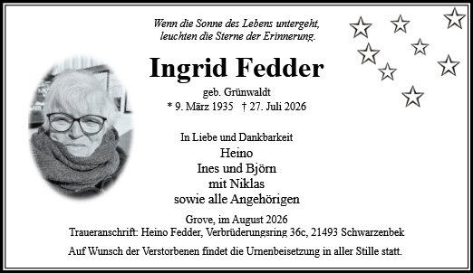 Ingrid Fedder