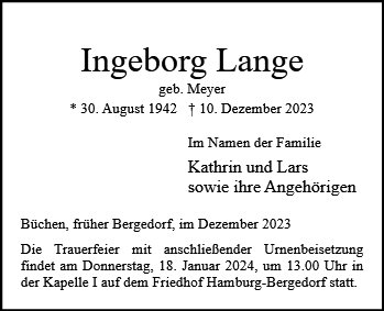 Ingeborg Lange