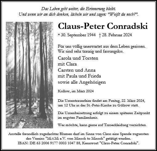 Claus-Peter Conradski