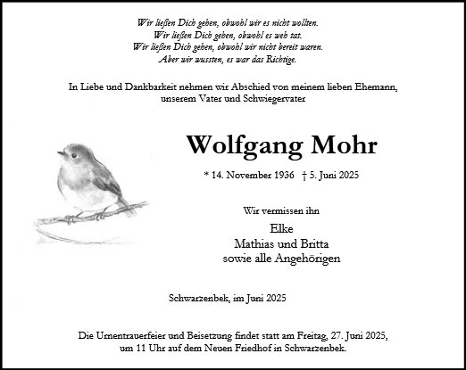 Wolfgang Mohr