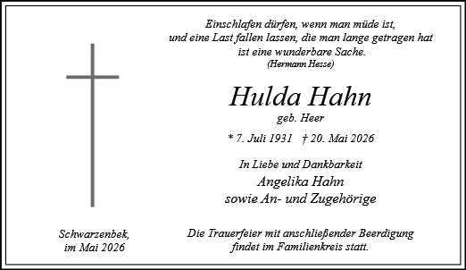 Hulda Hahn