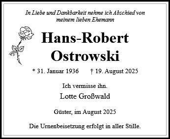 Hans-Robert Ostrowski