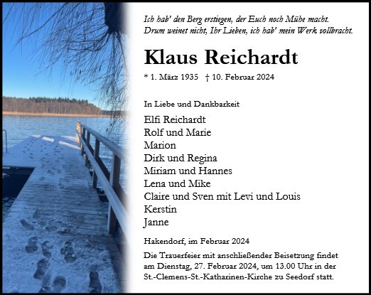Klaus Reichardt