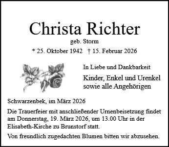 Christa Richter