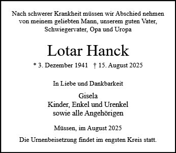Lotar Hanck