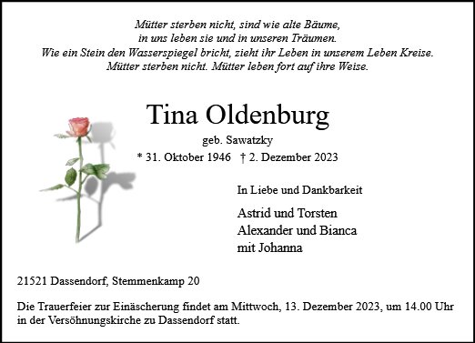 Tina Oldenburg