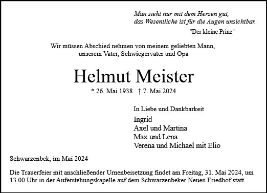 Helmut Meister