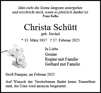 Christa Schütt