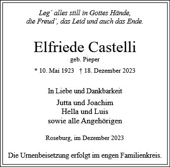Elfriede Castelli